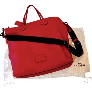 COACH MERCER TOTE IN PEBBLE LEATHER.  NWT